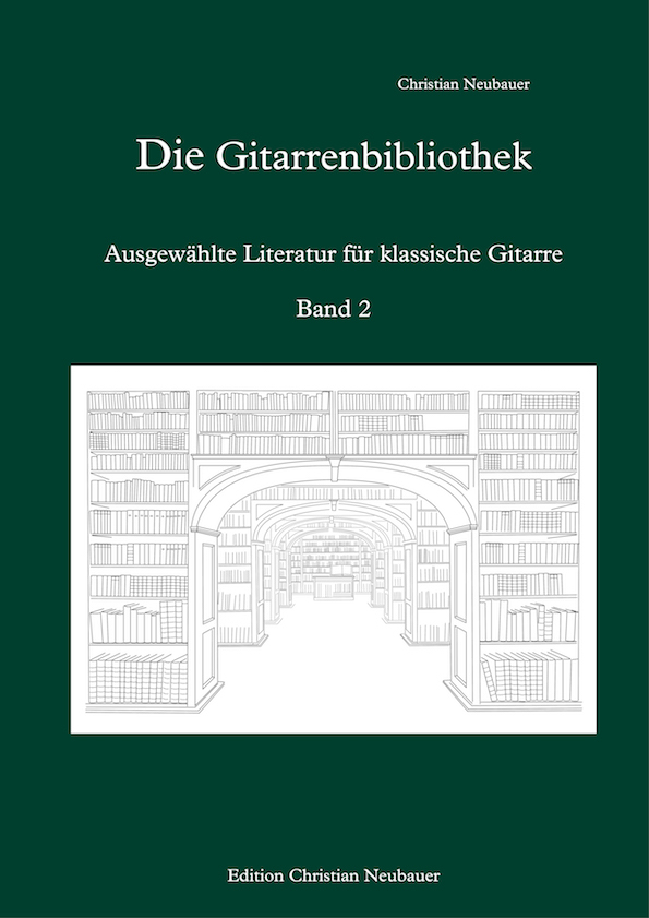 Die Gitarrenbibliothek - Ausgewählte Literatur für klassische Gitarre, Band 2 (Titelbild)